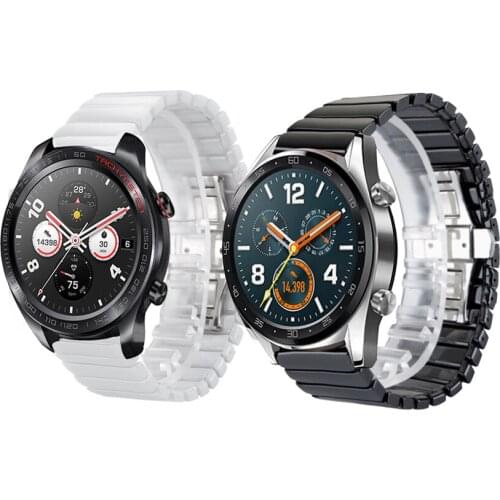 20mm 22mm Ceramic Watch Band Strap for Huawei Watch GT 2 42mm 46mm 2e GT2 Pro Honor MagicWatch Bracelet Belt
