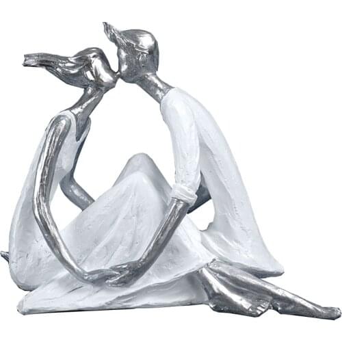 Statue Figurine Sculpture Home Office Table Desktop Decor Ornaments Abstract mask character model couple series maternal love