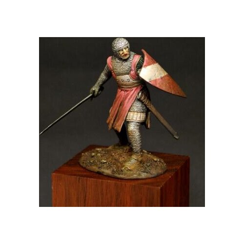 Unassambled 1/32 54mm ancient officer man with sword stand Resin figure miniature model kits Unpainted