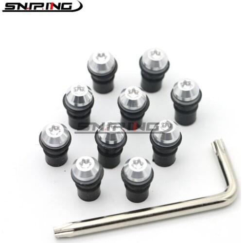 Front Screws for Honda NSR250R 1988 1989 1990 1991 1992 1993 NC18 88 89 NC21 90 91 92 93 Windshield Bolt Kit M5 Screw 10PCS