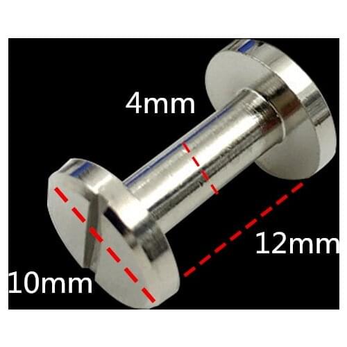 XUNZHE Rivets HOT 20pcs Silver Luggage Leather metal Craft Solid Screw Nail Rivet 4- 12mm strap Rivets Copper great quality