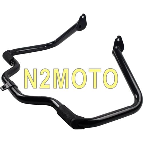 Black Motorbike Engine Guard Crash Bar Protector For Harley Touring Road King 1997-2008 Equipped with Fairing Lowers