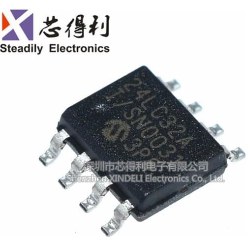 10pcs/lot Brand New & Original PIC24LC32A-I SN 24LC32AI 24LC32 SOP8 Memory