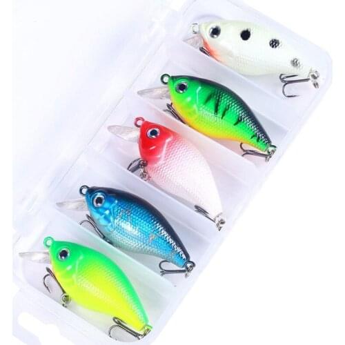 2021 Outdoor Lure Fishing Lure Fake Bait Set Boxed Fishing Lure Hard Bait 5PCS