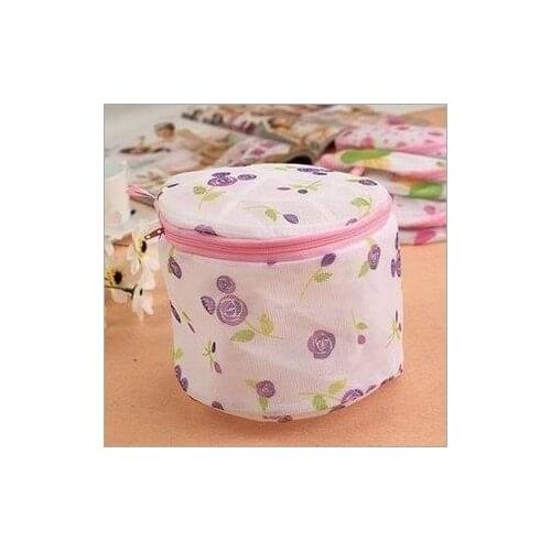 5 pcs + Lot + Folding personal care bags bra white belt mount bra care wash bag underwear storage basket