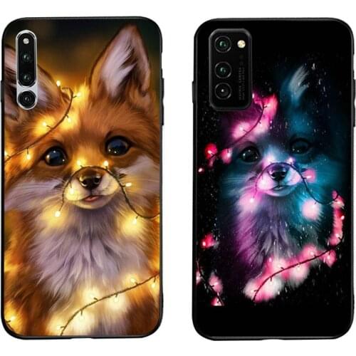 Animal fox Pet dog Poodle doge Phone Case For Huawei Nova 6se 7 7pro 7se honor 7A 8A 7C Prime2019