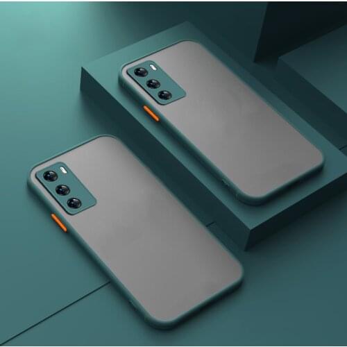 Funda New Camera Protective Translucent Phone Case for Huawei P40 Pro P40Pro Shockproof Armor Matte Ultra Thin Bumper Back Cover