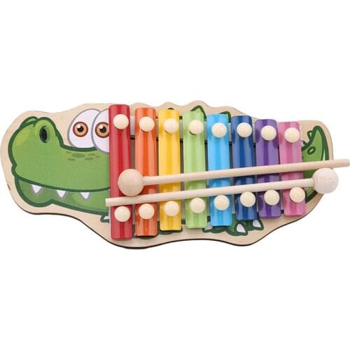 Children Musical Toys Rainbow Wooden Xylophone Instruments Children Music Instrument Learning & Education Puzzle Toy