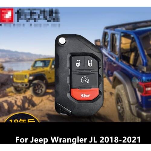 For Jeep Wrangler JL 2018-2021 Keyless entry modification remote start remote key smart sensor high quality Free shipping