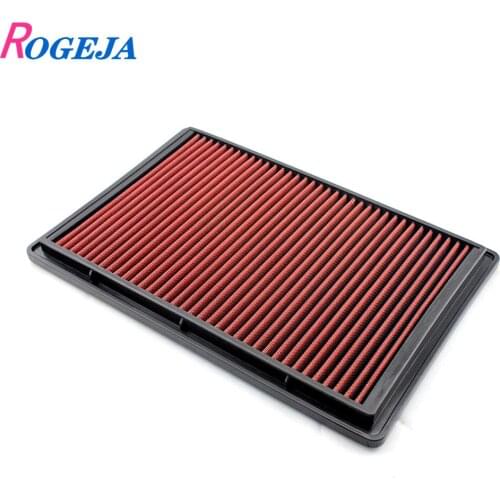 ROGEJA Replacement Panel Sport Air Filter for Mitsubishi Pajero 3 4 Shogun Montero V6 2000-2017 Washable High Flow Air Filter