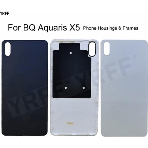 Mobile Phone Housings Frames For BQ Aquaris X5 Battery Back Cover Door Housing Case Accessories