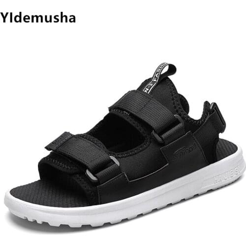 2021 New Classics Style Men Sandals Outdoor Walking Summer Shoes Anti-Slippery Beach Shoes Men Comfortable Soft Sole Sandals