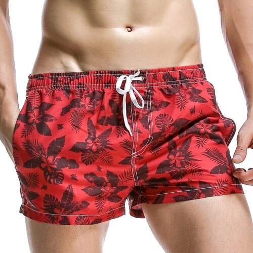 Sexy Mens Beach Shorts Swimming Short Swim Trunks for Man Bermudas Surf GYM Sportswear Boardshort Good Quality Seobean Beachwear