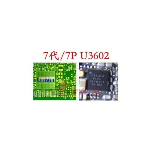 10pcs/lot Original new for U3602 Motor Vibrator Driver IC for iPhone 7 i7 / 7 Plus 7+ ICESLP4K SWG36I on mainboard