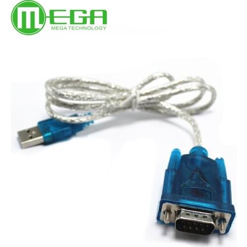 10pcs HL-340 New USB to RS232 COM Port Serial PDA 9 pin DB9 Cable Adapter support Windows7-64