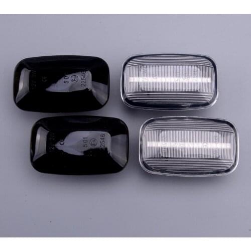 2pcs 3W 12V Car Dynamic LED Side Marker Fender Turn Signal Light fit for Toyota Land Cruiser 70 80 100