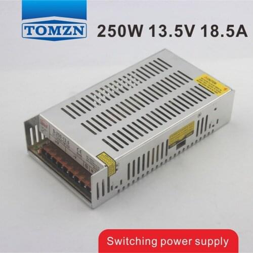 250W 13.5V 18.5A Single Output Switching power supply for LED Strip light AC to DC