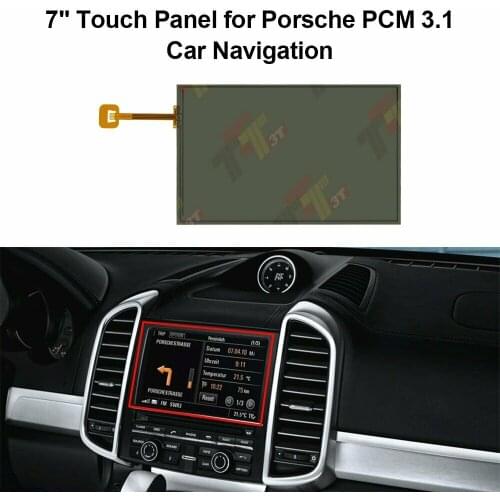 4pin touch screen digitizer Lens for Porsche PCM3.1 cayenne Car DVD player Gps navigation 7" replacement
