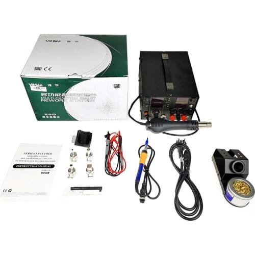 853D 5A Hot Air Desoldering Station Three In One Hot Air Soldering Station With Power Supply 30V 5A