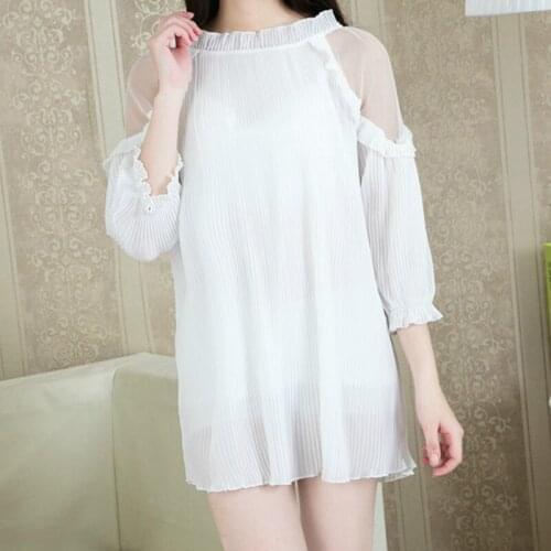 Женские рубашки с длинным рукавом CFYH China At AliExpress