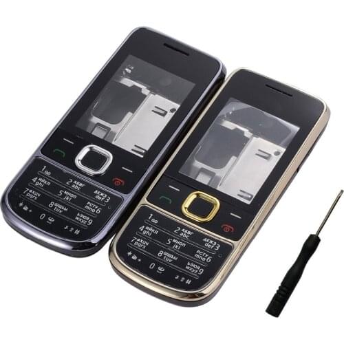 Full Complete Mobile Phone Housing Cover Case For Nokia 2700 2700c English OR Russian Keypad+tool