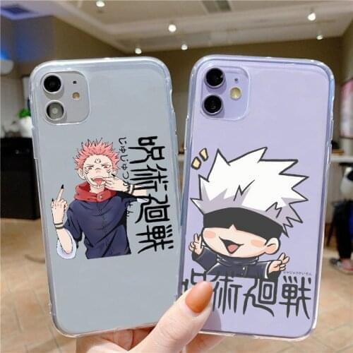 Japan Anime Jujutsu Kaisen Case For Samsung Galaxy A32 A31 A41 A40 A30 S21 S20 FE S10 S10e S9 Plus Note 20 Ultra 10 Pro 9 Cover