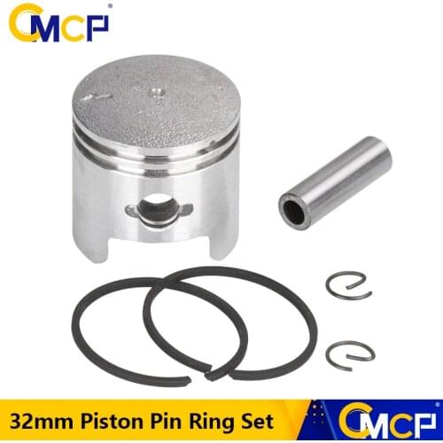 CMCP 32mm Chainsaw Piston Kit Fit For 1E32F 32F 23cc 2 Stroke Chainsaw Spare Parts Grass Trimmer Cylinder Parts