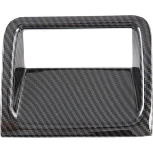 For Honda JAZZ 2020 2021 ABS Carbon Fiber Headlight Adjust Switch Decorative Cover Trim Car Interior Accessories