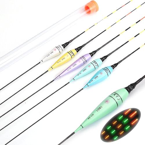 DONQL 1Pcs Fishing Float Luminous LED Electronic Fishing Float Colorful Light Night Fishing Float Without Battery Fishing Tackle