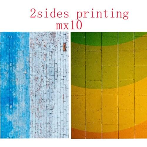 Photo Studio Backgrounds 57x87cm 2sides PVC Cover Waterproof Paper Backdrops Wood Marble Wall Printing