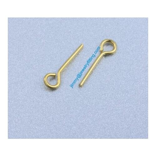 Jewelry Making findings Eye Pins Brass Pins ;Scarf Pins findings 0.7*12mm