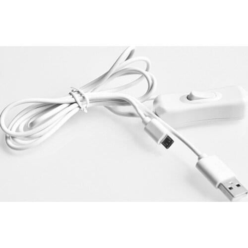 1.5m USB to Micro USB with On/Off Switch Charger Power Cable for Raspberry Pi
