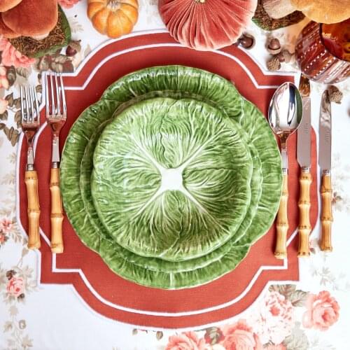 MADAME ASHLEY Linen Tablecloths On The Table