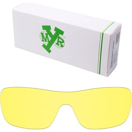 Mryok Anti-Scratch Replacement Lenses for Oakley Turbine Rotor Sunglasses HD Yellow