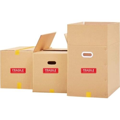 150/500 Pcs "FRAGILE" Warning Labels Stickers Please Handle with Care Sign Decal M17F