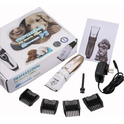 Professional Electric Dog Hair Clipper Cutter Rechargeable Pet Cat Dog Hair Trimmer with Grooming Shaver Set Pet Haircut Machine