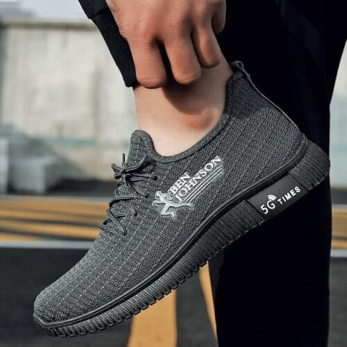 Sports and leisure mens old Beijing cloth shoes Dad shoes Soft soles Middle-aged and old walking shoes Mens shoes