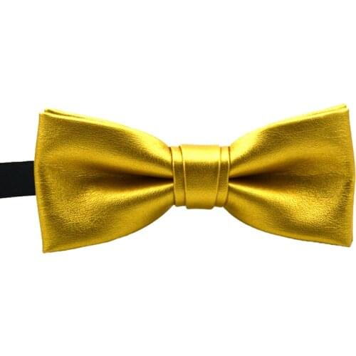 Wedding Bow Tie High-end Groom Mens Unisex Gifts Accessories Personalized Trendy Double Handmade PU Leather Court Style Bowtie