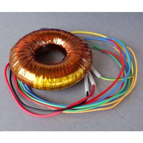 4N oxygen free copper O-type transformer 50W double 18V + two groups of single 9V gold version far more than black version