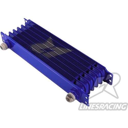 UNIVERSAL 7 ROW AN-10AN 262mm OIL COOLER Trust Type Blue/Black