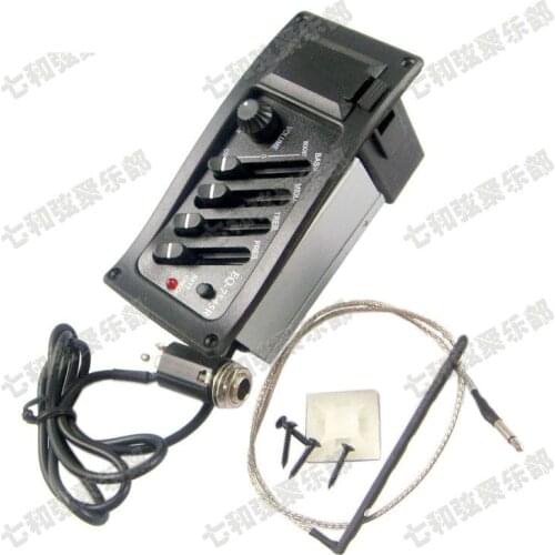 Acoustic Guitar Preamp Amplifier EQ 7545R Piezo Pickup 4 Band, Guitar Parts