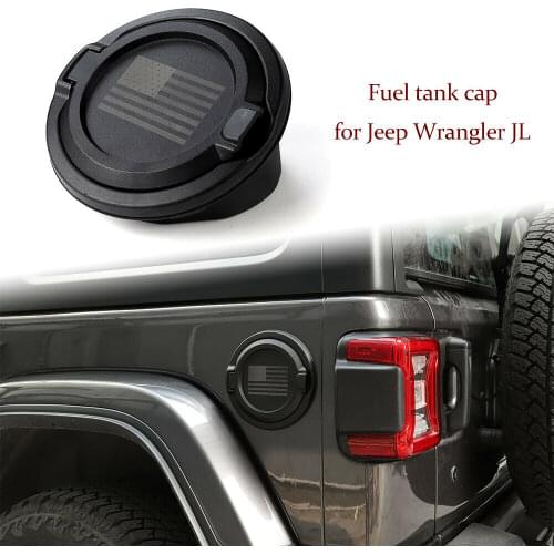 Car Exterior Parts Fuel Filler Door Cover Gas Cap for Jeep Wrangler JL US Flag
