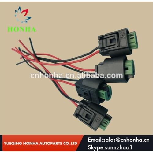 1-963658-4 1965162-1 1-967644-1 TE Tyco AMP 2 pin connector wire harness with 15cm 20AWG wire