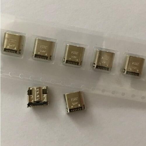 100Pcs/Lot Micro USB For Samsung Galaxy Tab 3 7.0 I9200 I9205 P5200 T210 T211 SM-T210 Charger Connector Charging Dock Port