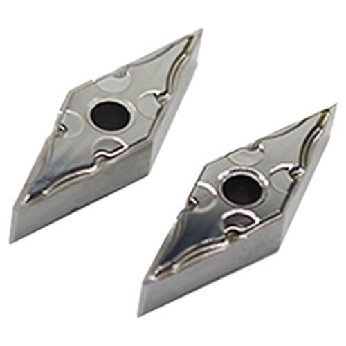 20pcs VNMG160404 HA H01 Aluminum cutter blade Insert Cutting Tool turning tool CNC Tools AL +TIN Alloy wood