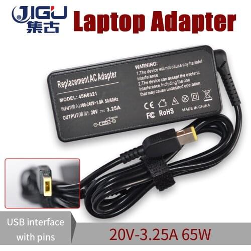 20V 3.25A 65W Replacement For Lenovo ThinkPad X1 Carbon Power Supply Square Interface E431 E531 G500 AC Adapter Power Charger