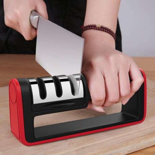 Knife Sharpener 3 Stages Professional Kitchen Sharpening Stone Grinder knives Whetstone Tungsten Diamond Ceramic Sharpener Tool