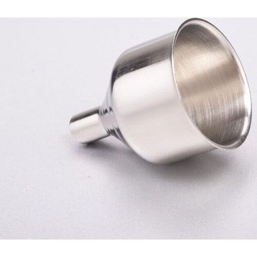 500pcs Practical Stainless Steel Hip Flask Oil Funnel Suit For All Kind Of Hip Flask Kitchen Drinkware Tool ZA4621