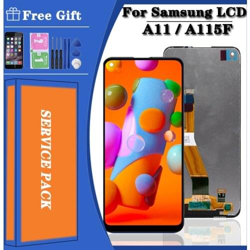 Super AMOLED Original For Samsung Galaxy A11 with frame LCD Display Touch Screen Assembly For Samsung A115F A115F/DS Lcd
