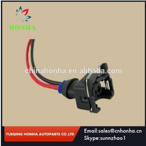 FREE shipping 6 pcs 2 Pin/Way Junior Power (mini timer) Plug With Cable Wire Pigtail wire harness